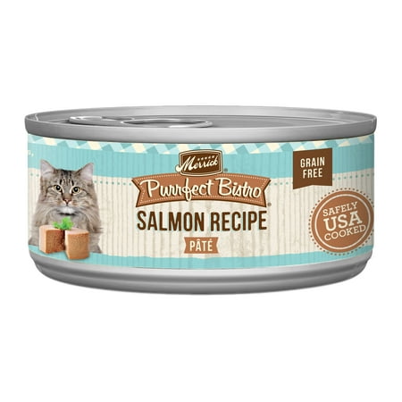 UPC: 0022808382782 | Merrick Purrfect Bistro Salmon Pate Wet Cat Food 5.5 oz Can