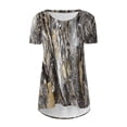 thumbnail image 4 of T-shirts d'Été pour Femmes Décontractés à Col Rond avec Papillon Vintage Imprimé, Manches Courtes, Chemisiers de Plage pour Dames, Hauts pour Femmes, 4 of 5