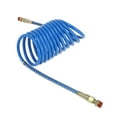 thumbnail image 1 of Manguera de freno de aire enfriador de aceite línea corta en espiral 12 cable de freno en espiral para camiones tractores con conexión de 1/2" NPT 15 pies latón nylon azul, 1 of 1
