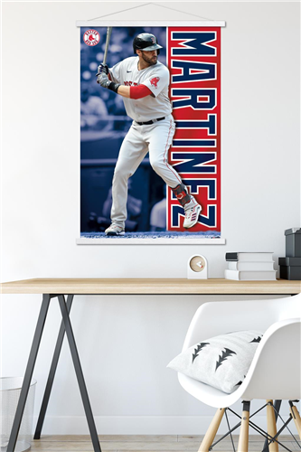 MLB Boston Red Sox - J.D. Martinez 22 Wall Poster, 14.725 x 22.375 Framed  