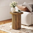 thumbnail image 3 of Tribesigns Round End Table for Living Room, Circle Side Table, Narrow Nightstand for Small Spaces, Living Room, Bedroom, 3 of 7