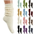 thumbnail image 2 of LckLvx Womens Fleece Knee Socks Comfortable Thermal Winter Socks Warm Fuzzy Knee High Socks, 2 of 2
