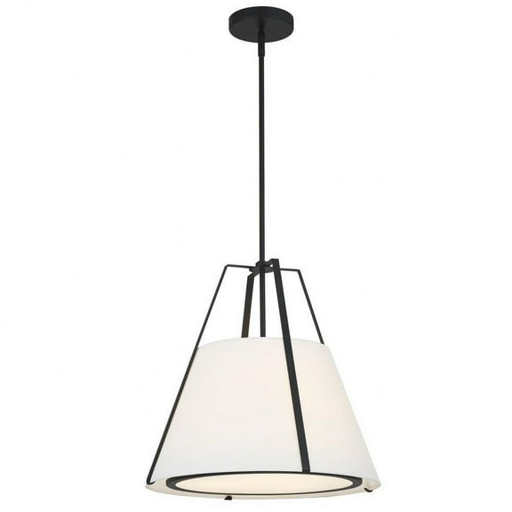 3 Light Pendant-Black Finish Bailey Street Home 49-Bel-4444199