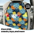 thumbnail image 5 of Kdxio Sunflowers Print 2 Pack Car Kick Mat Seat Cover Back Protector Mat with Pockets for Organizer Backseat Protector and Storage Anti Kick Pad for Vehicles, 5 of 9