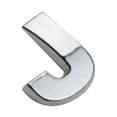 thumbnail image 1 of HEVIRGO Number Letter Self-adhesive Auto Sticker Car Badge Decals Emblem Decoration, 1 of 10