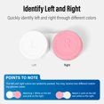 thumbnail image 4 of 8Pcs Contact Lens Case Contact Lenses Case Box Eyes Travel Kit Holder Glass Cosmetic Container Travel Accessaries black, 4 of 6