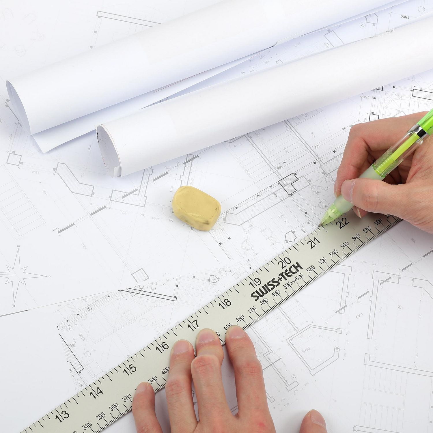 Swiss Tech Mètre de 38 po 1-1/8 pouces de largeur