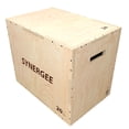 thumbnail image 1 of Synergee 3 in 1 Wood Plyometric Box for Jump Training and Conditioning. Wooden Plyo Box All In One Jump Trainer. Size - 24/20/16, 1 of 6