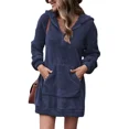 thumbnail image 1 of Sudadera De Mujer Larga Sudadera Casual Afelpada, 1 of 6