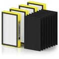 thumbnail image 1 of 4 Pack FLT4100 Replacement Filter E for Guardian AC4100, AC4100CA, AC4150BL, AC4150PCA, AC4150P, 4 Filter & 8 Activated Carbon Filter, 1 of 6