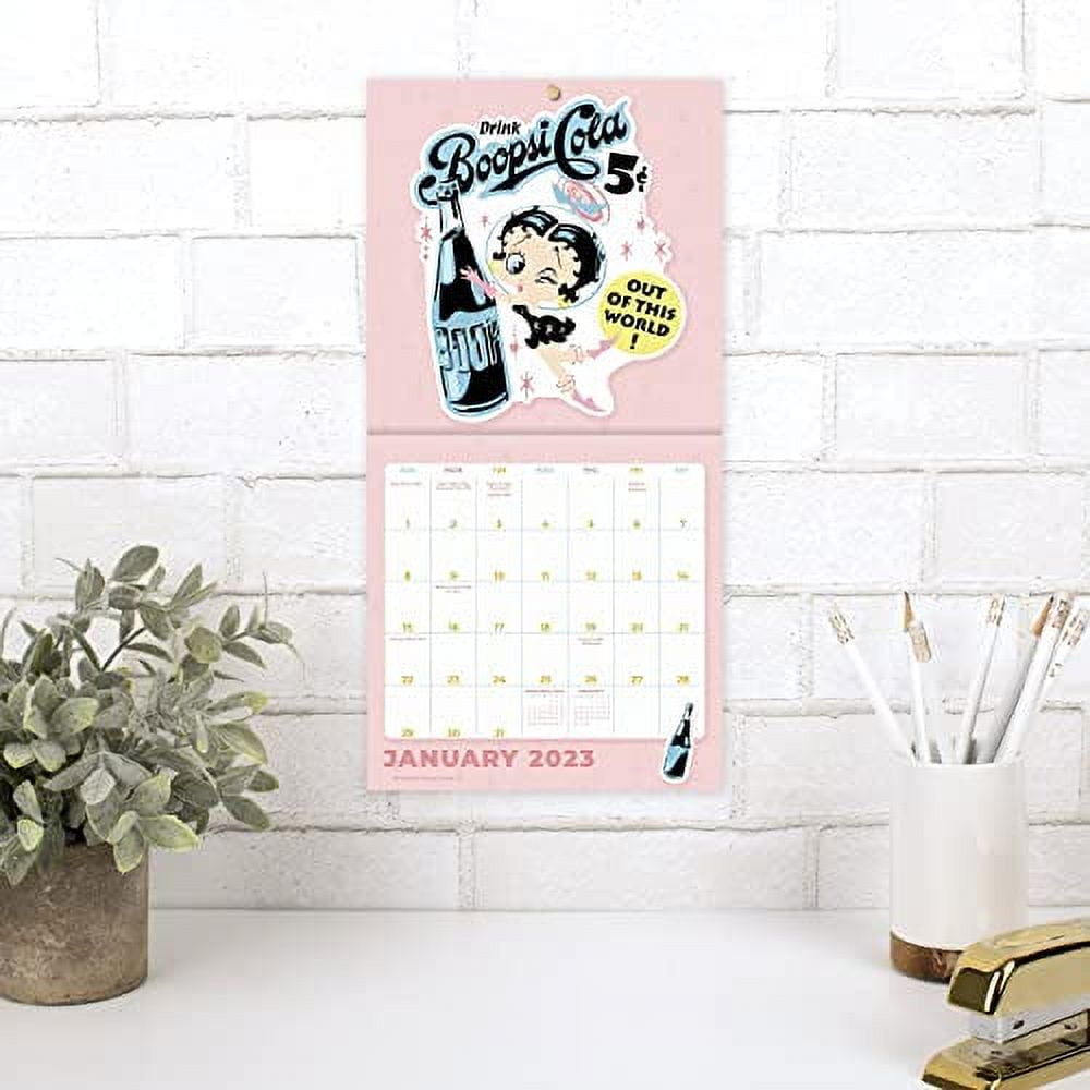 Betty Boop 2024 Mini Monthly Wall Calendar, 7 x 7, Wall Calendars