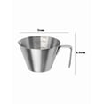 thumbnail image 4 of Tazas Xtellar Medidoras De Café Espresso Vaso Medidor Con Leche Color Plateado, 4 of 5