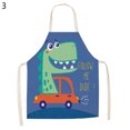 thumbnail image 2 of Dinosaur Kids Apron - Waterproof Polyester Aprons with Adjustable Strap and Pocket Kitchen Chef Bib Aprons for Children Boys Cooking, 2 of 7