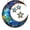 B#1200430BB, variant on Bee Shaped Acrylic Stained Glass Window Hanging, Colorful Sun Catcher For Home Decor, Indoor Outdoor Use, 2D Design, Perfect For Doors And Windows