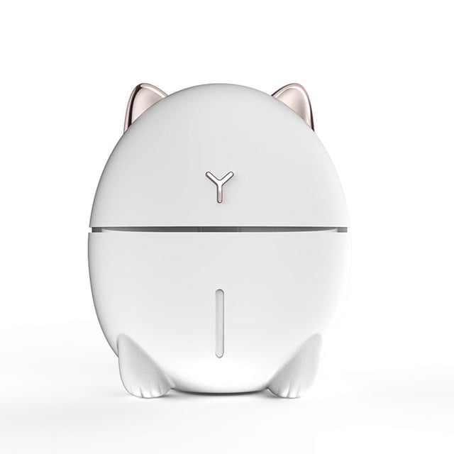 Humidificador USB Humidificador de Atomización Silenciosa Humidificador Colorido 200Ml Blanco Irfora Humidificador