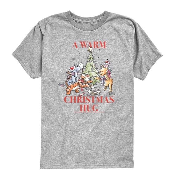 Winnie the Pooh - Christmas Crew - Youth Boys Short Sleeve Graphic T-Shirt