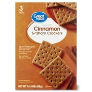 Great Value Cinnamon Graham Crackers, 14.4 oz