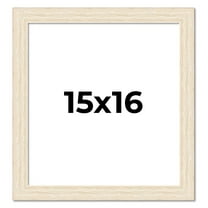 15x16 Frame White Real Wood Picture Frame Width 1.5 inches | Interior Frame Depth 0.5 inches | Barn