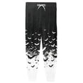 thumbnail image 6 of Domuza Halloween Pajama Pants for Men Casual Stretch Waist Drawstring Jogger Pj Pants Novelty Horror Print Comfy Soft Home Trousers Black M, 6 of 6