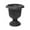Black, variant on Novelty Classic Urn Planter, 14-Inch, White – Elegant, Lightweight, Weather-Resistant Flower Pot for Indoor & Outdoor Use