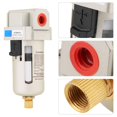 thumbnail image 1 of Rdeghly Compressor Moisture Water Filter, AF3000-03 Filter, 1Pcs AF3000-03 G3/8'' Compressed Air Compressor In Line Moisture Water Filter, 1 of 8