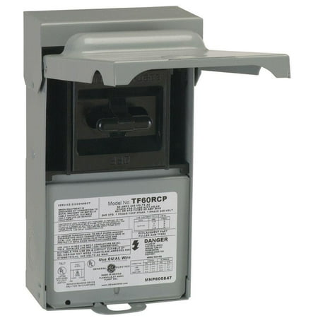 

GE Energy Industrial Solutions TF60RCP Pullout Disconnect 60-Amp