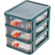 thumbnail image 5 of Gabinete de almacenamiento de escritorio Pequeño cajón de varias capas Almacenamiento 3 cajones Afortunado Sencillez, 5 of 5