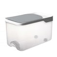 thumbnail image 3 of Grey Plastic Rice Bucket for Storage Use with Sealed Lid and Large Opening 5kg, 3 of 3