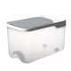 thumbnail image 1 of Rice Container Airtight Household Plastic Rice Bucket Gray 29 3X17 8Cm Moisture Proof Insect Proof Sealing 1Pcs, 1 of 3