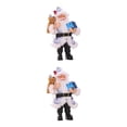 thumbnail image 1 of Bearachild Muñeco colgante de Papá Noel de resina, regalo de Navidad, figurita, decoración de mesa, adorno de árbol de Navidad, regalo para niños, Type2 NO2 Bearachild CBP098555, 1 of 1