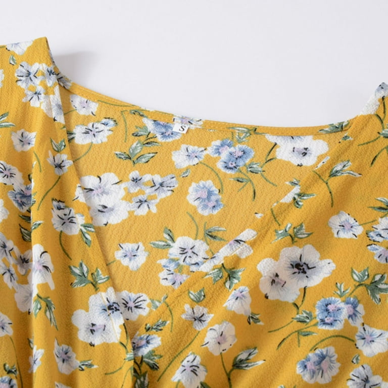 Mustard yellow beach dress hot sale