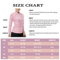 thumbnail image 3 of Women’s Long Sleeve Quarter Zip Collared Golf Polo Shirt Moisture Wicking Shirt for Casual Work, 3 of 7