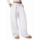 thumbnail image 2 of Pantalones Deportivos de Pierna para Mujer, Holgados, con Cordón, de Cintura Alta y Bolsillos L, 2 of 8