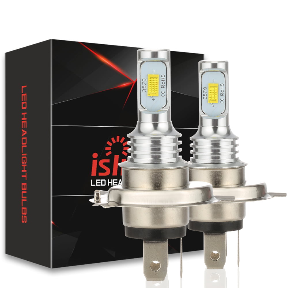 Set of 2 H4 9003 HB2 24000LM LED Headlight High Low Beam 6000K Bulbs US SHIPPING 