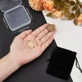 thumbnail image 3 of 1 Set 1 Box 1Pc Letter A-Z Necklace 18K Gold Plated Brass with Rectangle Velvet Pouches for Women, 3 of 9