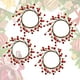 thumbnail image 5 of GOOHOCHY 4 piezas DIY Navidad Artificial Berry Wreath Colgante Guirnalda Ornamento Vela Decoración (8 cm de diámetro interno), 5 of 8