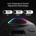 thumbnail image 3 of HZLucki PS5 Cooling Fan with 9 LED Light and Auto On/Off, Quiet PS5 Fan with Auto Adjustable Speed and USB3.0 Hubs, Efficient Cooling Accessories Compatible with Playstation 5 Disc/Digital Edition, 3 of 9