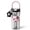 Pink Silver, variant on Sidagar 25 fl oz Stainless Steel Insulated Water Bottle with Handle, Leakproof Straw Lid, Silver Bow