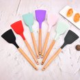 thumbnail image 4 of CSChome Baking Shovel Eco friendly Baking Shovel: Easy to Clean Comfortable Grip Bright Color Cooking Silicone Shovel, 4 of 7