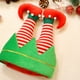 thumbnail image 4 of Gorro de Navidad, Gorro de Elfo de Navidad con Campanas, Gorro de Papá Noel, Gorro de Vacaciones de Navidad, Suministros para Fiestas navideñas, Pantalones de Elfo, Sombreros para Divertidas, 4 of 5