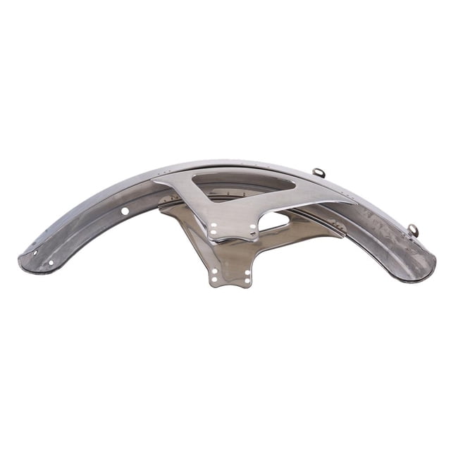 Guardabarro Delantero Acero inoxidable Universal para 56 x16.5x17cm Motocicleta