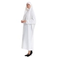 thumbnail image 7 of Gamivast Women Islamic Prayer Gown Full Cover Muslim Abaya Long Sleeve Loose Fit Dubai Kaftan Modest Hooded Robe Islamic Prayer Clothing Hijab Wear, 7 of 7