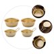 thumbnail image 4 of 4pcs Hogar Soup Bowls Bebe Bowls Frío Wine Bowls Arroz Bowl (Dorado), 4 of 6