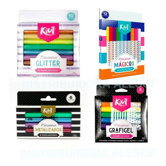 Kit* Kiut - Mágicos + Grafigel + Glitter + Metalizados AleJaz HXABZ