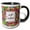 Black/White, variant on 3drose, Eid Saeed in Arabic - Colorful Stars Happy Eid Said - Muslim Holiday, 11oz Mug