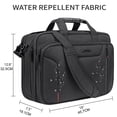 thumbnail image 2 of Portafolios Elegante EMPSIGN para portátil de 17.3 pulgadas repelente al agua bloqueo RFID bolsa de hombro, 2 of 5
