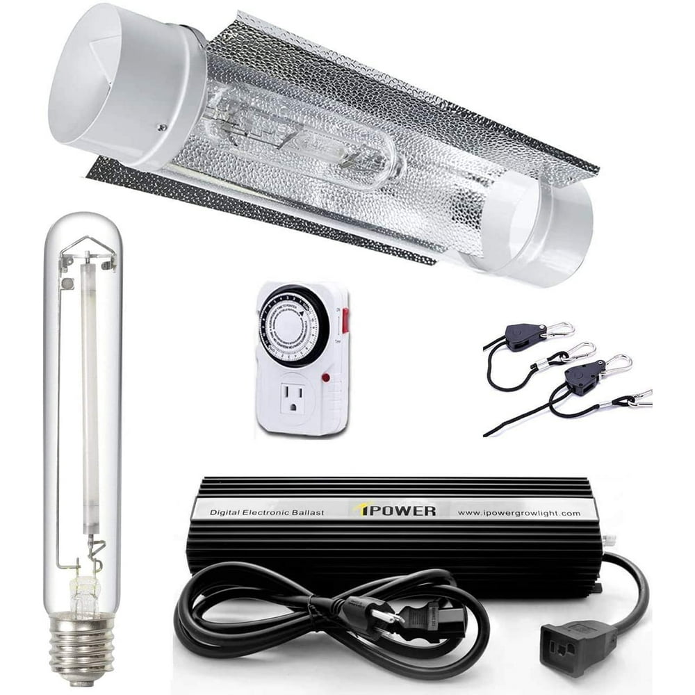 iPower GLSETX600DHCT6 600Watt Light Digital Dimmable HPS Grow Light