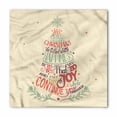 thumbnail image 1 of Christmas Bandana, Vintage Xmas Tree Words, Unisex Head and Neck Tie, by Ambesonne, 1 of 1