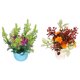 thumbnail image 5 of Plantas artificiales de acuario de silicona, exquisitas flores de acuario, plantas decorativas reutilizables para pecera para sala de estar, 2 uds., 5 of 5