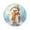 Cute Hedgehog in Hat, variant on 15.4" Round Placemat Set of 1 Polyester Fabric Place Mats Non-Slip Dining Kitchen Table Mats for Kitchen Party Decor Cute Hedgehog in Hat